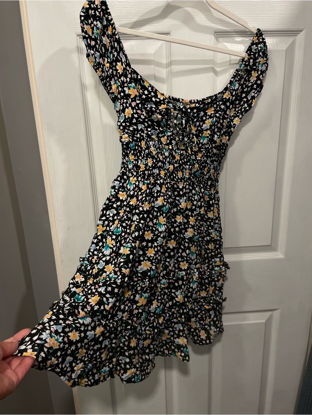NWT Floral Sweetheart Keyhole A-Line Dress